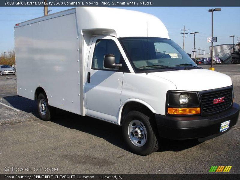 Summit White / Neutral 2008 GMC Savana Cutaway 3500 Commercial Moving Truck