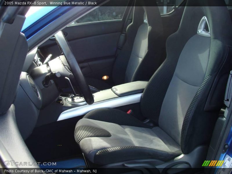 Winning Blue Metallic / Black 2005 Mazda RX-8 Sport