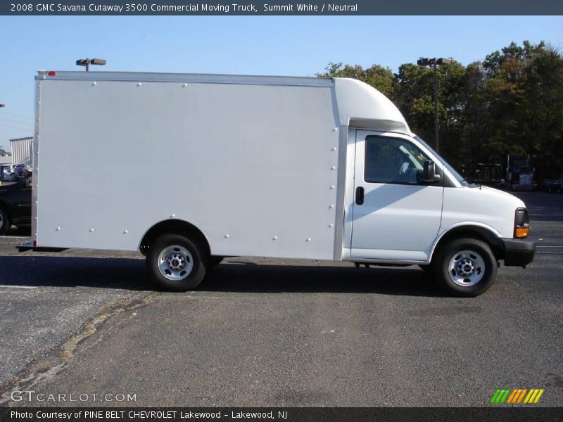 Summit White / Neutral 2008 GMC Savana Cutaway 3500 Commercial Moving Truck