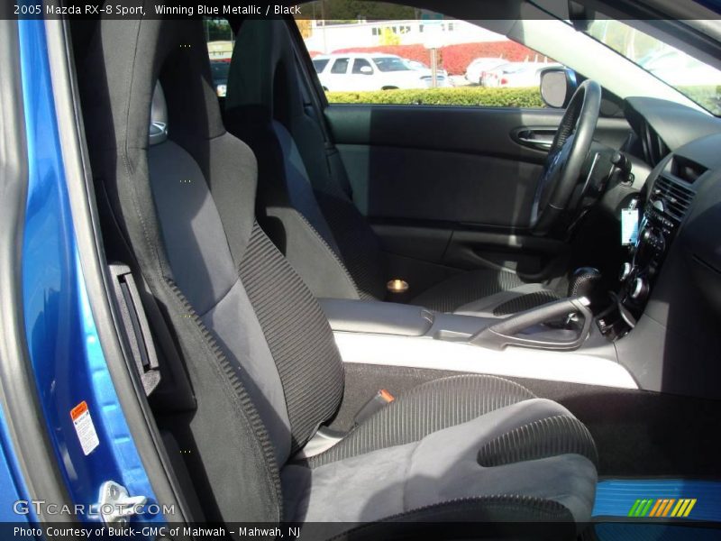 Winning Blue Metallic / Black 2005 Mazda RX-8 Sport