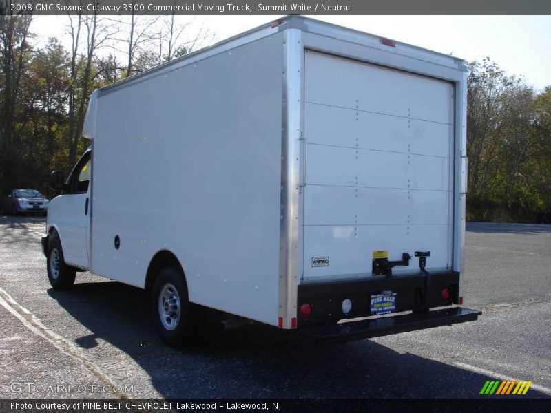 Summit White / Neutral 2008 GMC Savana Cutaway 3500 Commercial Moving Truck