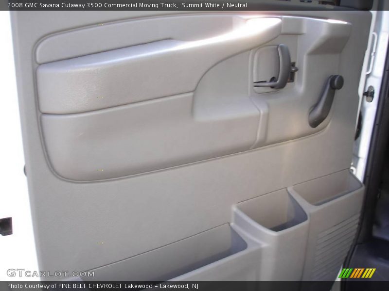 Summit White / Neutral 2008 GMC Savana Cutaway 3500 Commercial Moving Truck