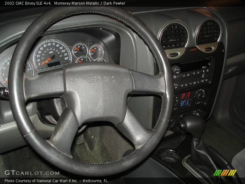 Monterey Maroon Metallic / Dark Pewter 2002 GMC Envoy SLE 4x4
