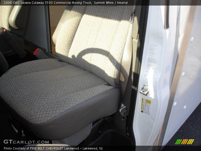 Summit White / Neutral 2008 GMC Savana Cutaway 3500 Commercial Moving Truck