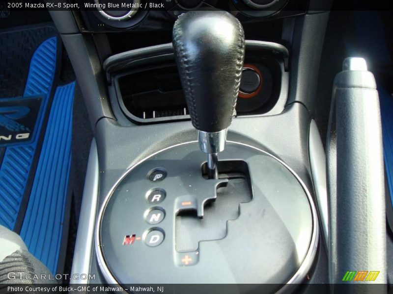 Winning Blue Metallic / Black 2005 Mazda RX-8 Sport