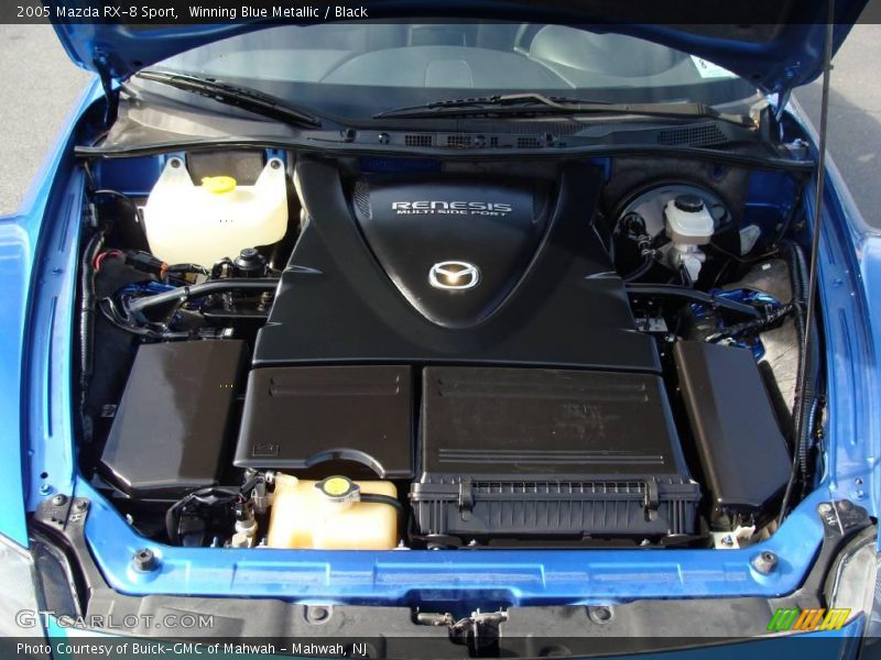 Winning Blue Metallic / Black 2005 Mazda RX-8 Sport