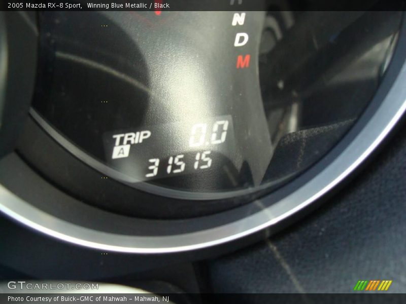 Winning Blue Metallic / Black 2005 Mazda RX-8 Sport