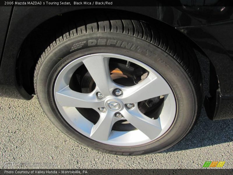 Black Mica / Black/Red 2006 Mazda MAZDA3 s Touring Sedan