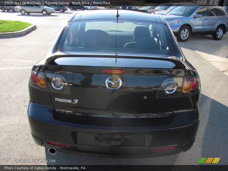 Black Mica / Black/Red 2006 Mazda MAZDA3 s Touring Sedan