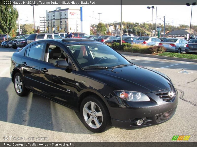 Black Mica / Black/Red 2006 Mazda MAZDA3 s Touring Sedan