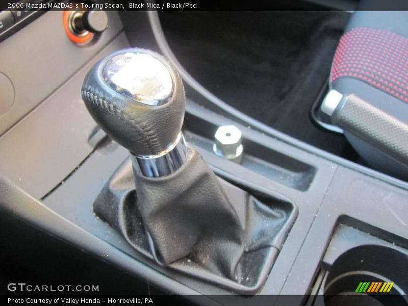 Black Mica / Black/Red 2006 Mazda MAZDA3 s Touring Sedan