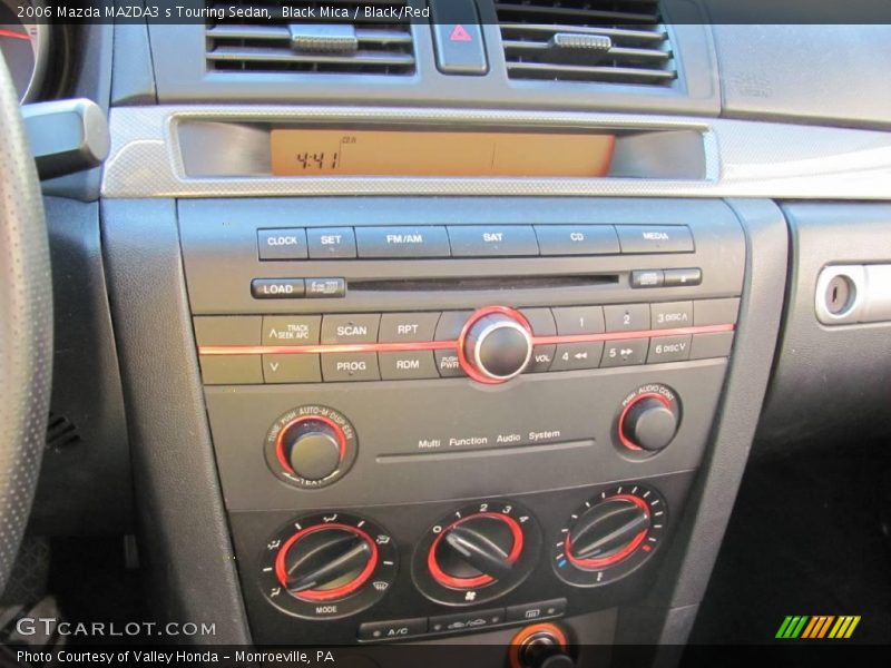 Black Mica / Black/Red 2006 Mazda MAZDA3 s Touring Sedan