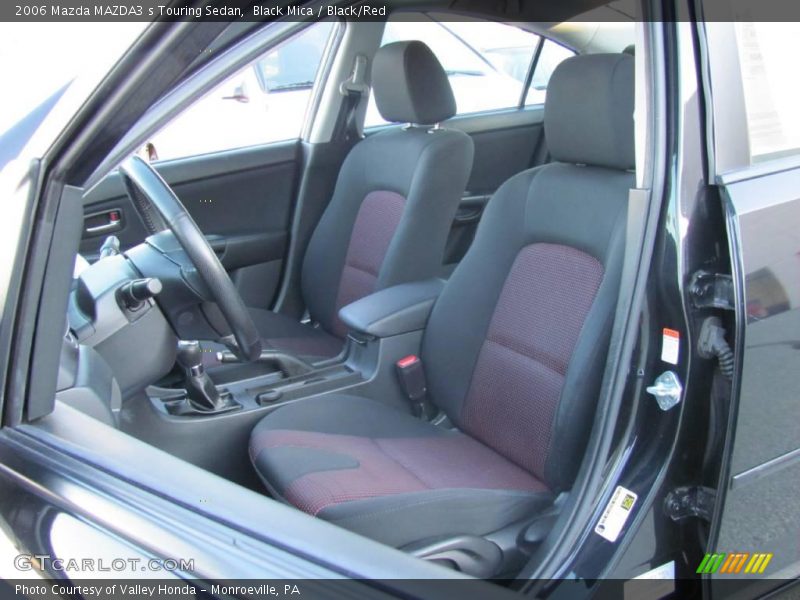 Black Mica / Black/Red 2006 Mazda MAZDA3 s Touring Sedan