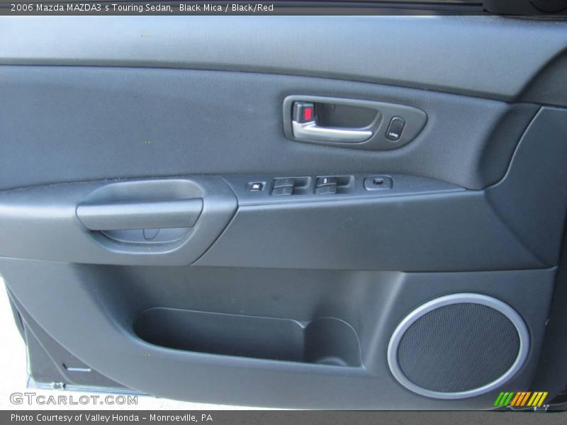 Black Mica / Black/Red 2006 Mazda MAZDA3 s Touring Sedan