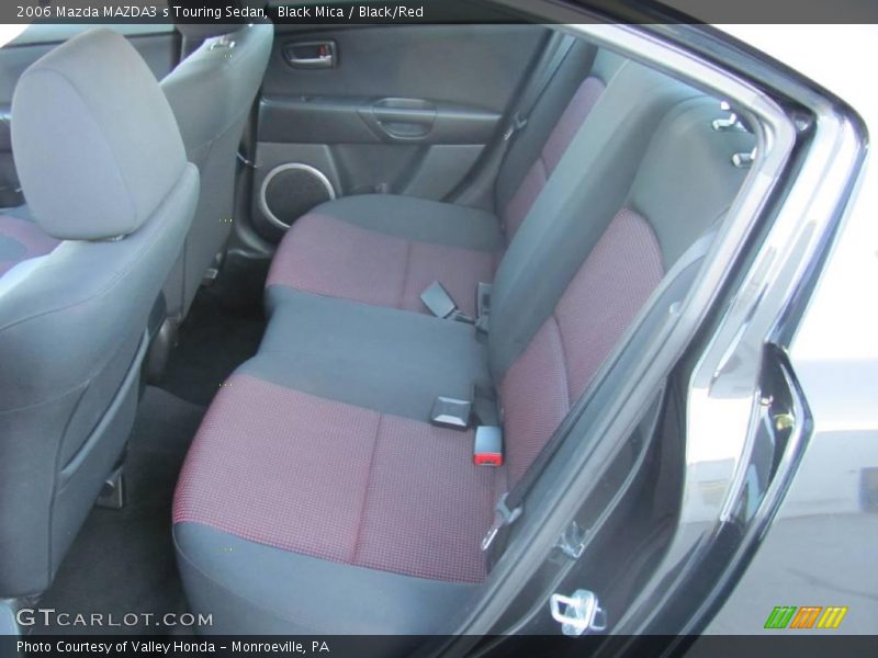 Black Mica / Black/Red 2006 Mazda MAZDA3 s Touring Sedan