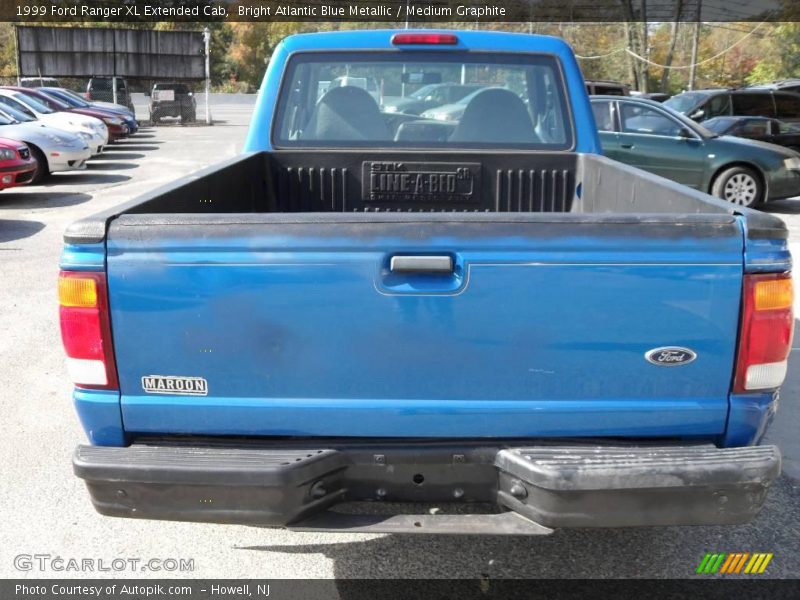 Bright Atlantic Blue Metallic / Medium Graphite 1999 Ford Ranger XL Extended Cab