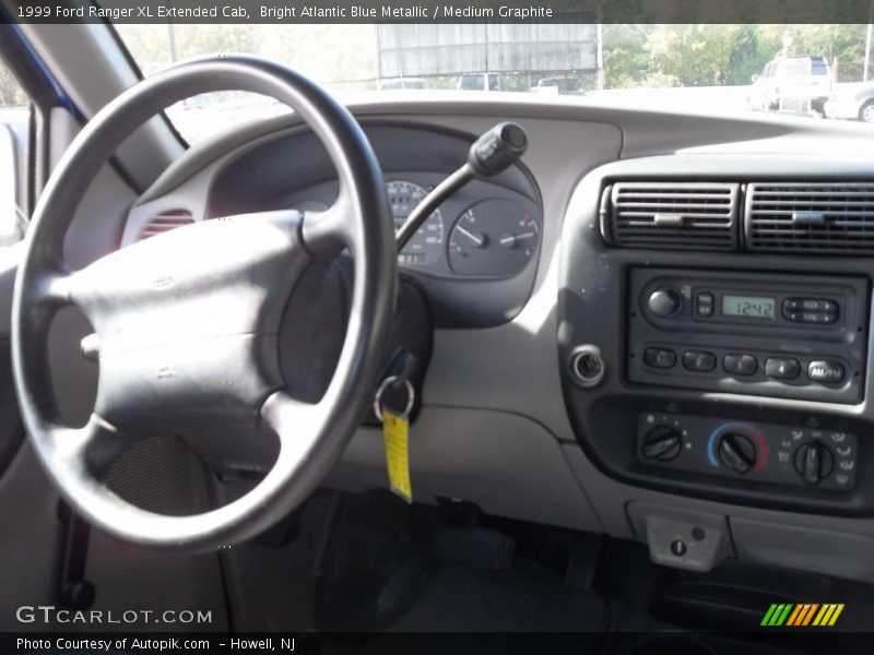 Bright Atlantic Blue Metallic / Medium Graphite 1999 Ford Ranger XL Extended Cab