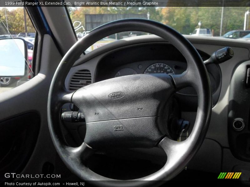 Bright Atlantic Blue Metallic / Medium Graphite 1999 Ford Ranger XL Extended Cab