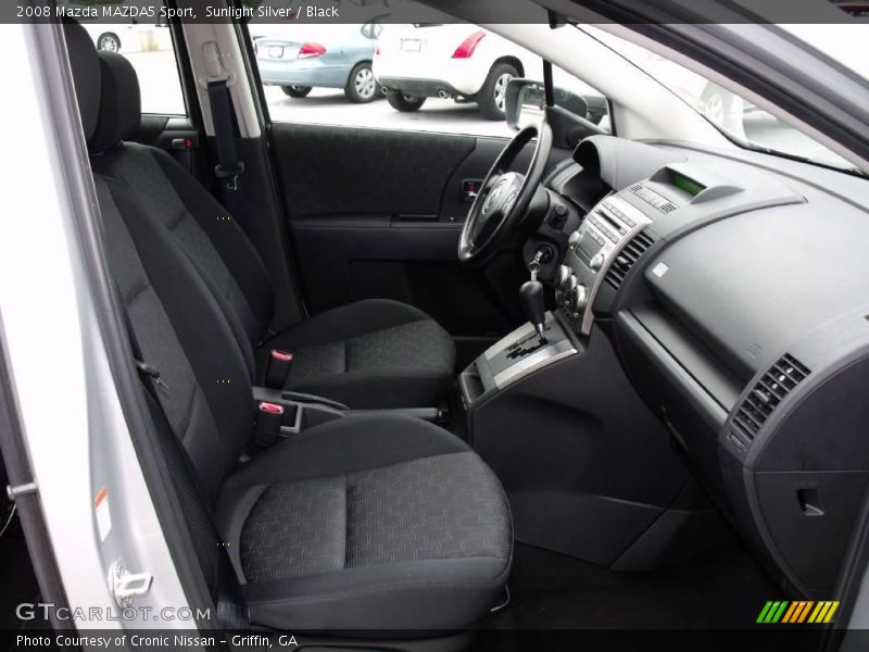 Sunlight Silver / Black 2008 Mazda MAZDA5 Sport
