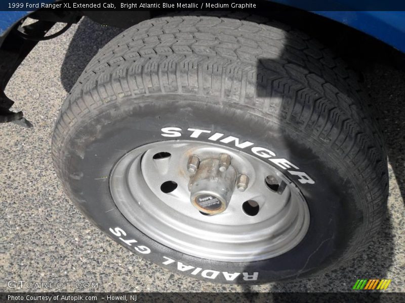 Bright Atlantic Blue Metallic / Medium Graphite 1999 Ford Ranger XL Extended Cab