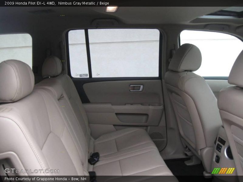Nimbus Gray Metallic / Beige 2009 Honda Pilot EX-L 4WD