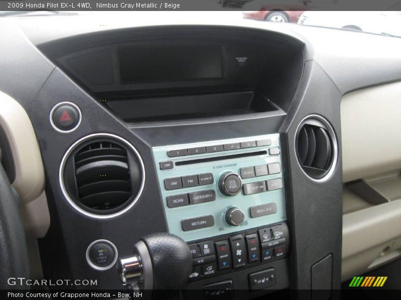 Nimbus Gray Metallic / Beige 2009 Honda Pilot EX-L 4WD