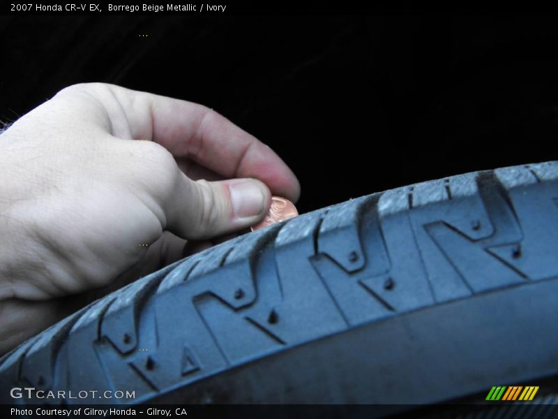 Borrego Beige Metallic / Ivory 2007 Honda CR-V EX