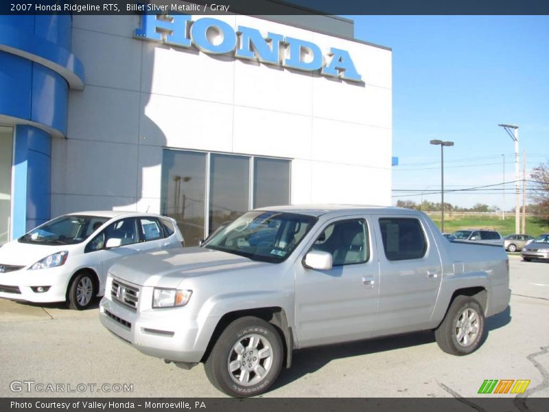 Billet Silver Metallic / Gray 2007 Honda Ridgeline RTS