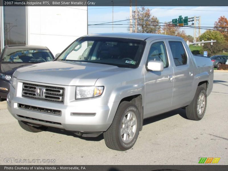 Billet Silver Metallic / Gray 2007 Honda Ridgeline RTS