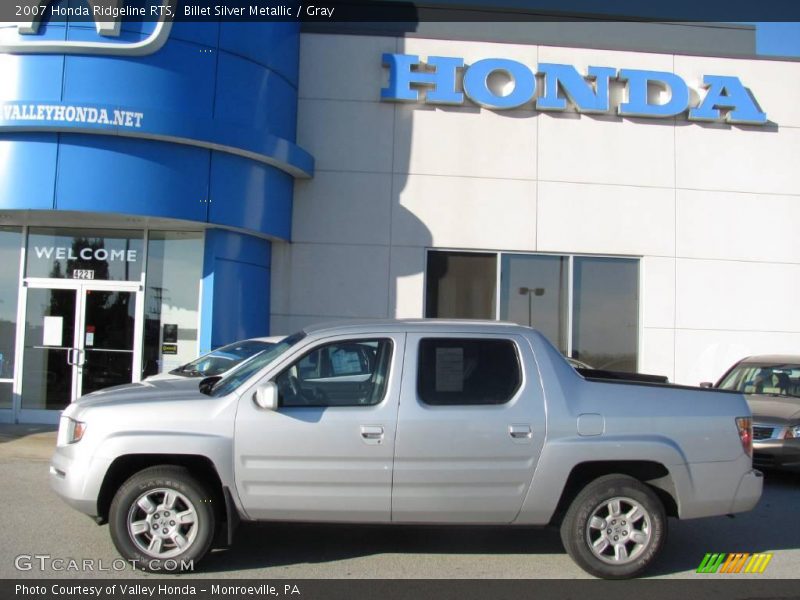 Billet Silver Metallic / Gray 2007 Honda Ridgeline RTS