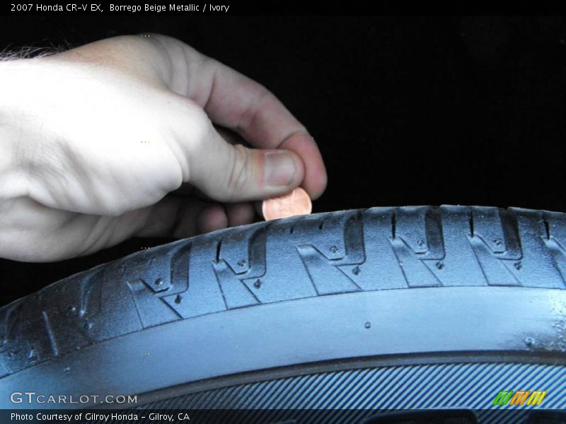 Borrego Beige Metallic / Ivory 2007 Honda CR-V EX