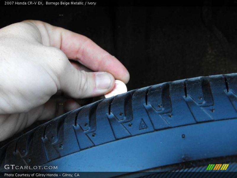 Borrego Beige Metallic / Ivory 2007 Honda CR-V EX
