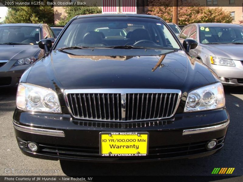 Black Obsidian / Black 2005 Hyundai XG350