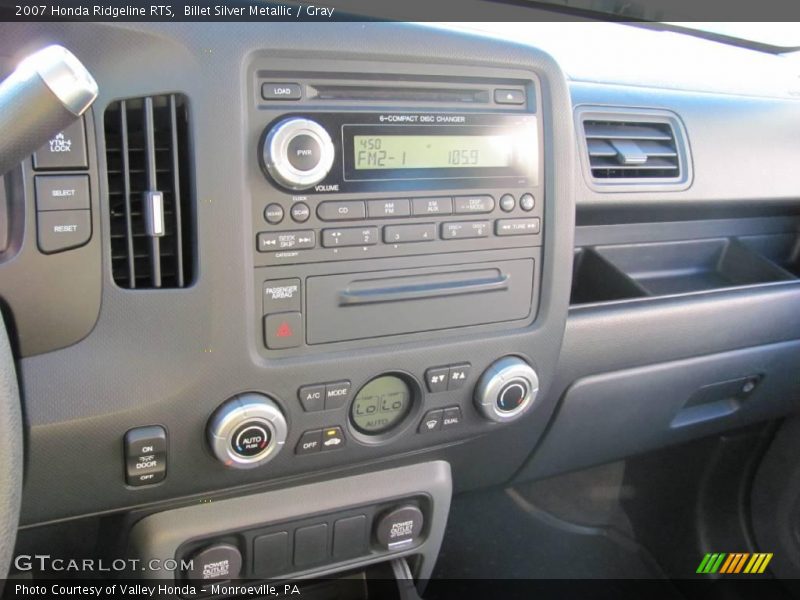 Billet Silver Metallic / Gray 2007 Honda Ridgeline RTS