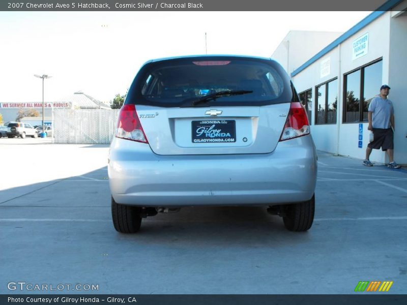 Cosmic Silver / Charcoal Black 2007 Chevrolet Aveo 5 Hatchback