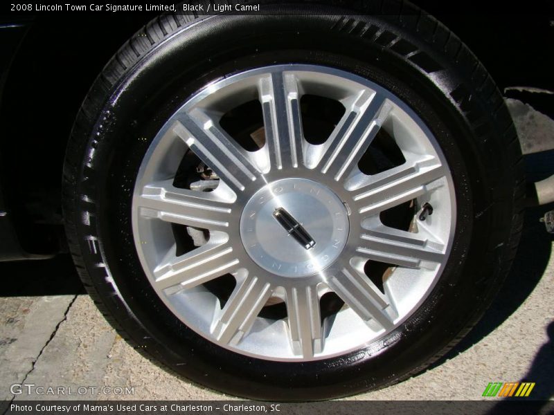 Black / Light Camel 2008 Lincoln Town Car Signature Limited