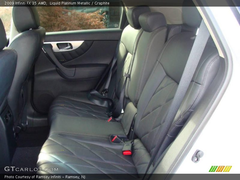 Liquid Platinum Metallic / Graphite 2009 Infiniti FX 35 AWD