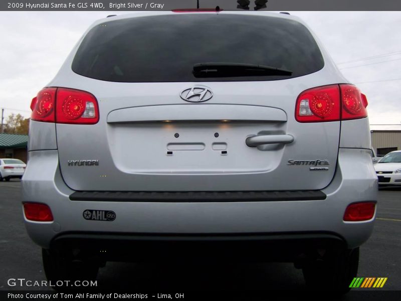 Bright Silver / Gray 2009 Hyundai Santa Fe GLS 4WD