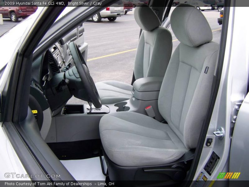 Bright Silver / Gray 2009 Hyundai Santa Fe GLS 4WD