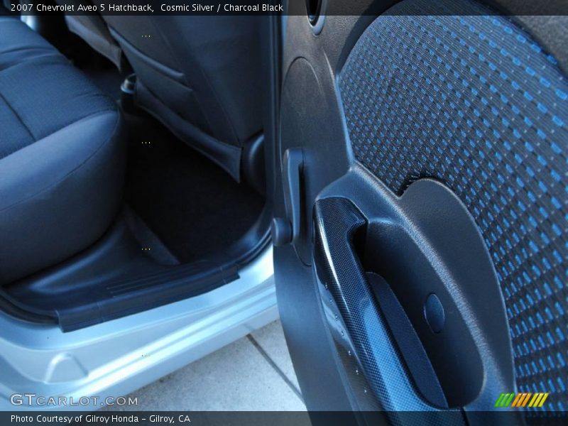 Cosmic Silver / Charcoal Black 2007 Chevrolet Aveo 5 Hatchback
