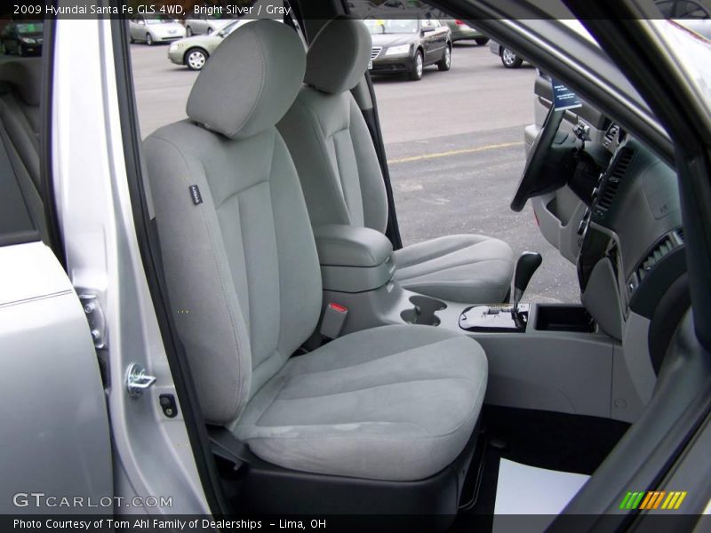 Bright Silver / Gray 2009 Hyundai Santa Fe GLS 4WD