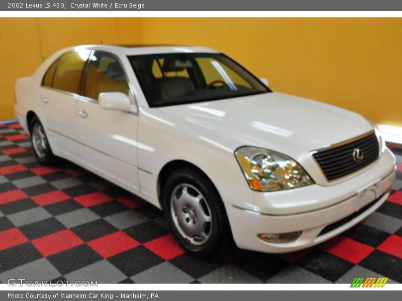 Crystal White / Ecru Beige 2002 Lexus LS 430