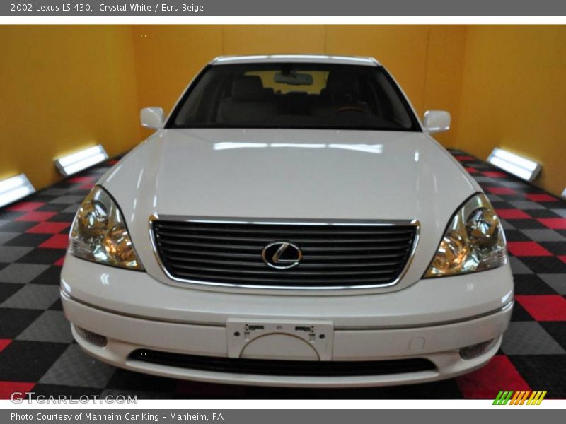 Crystal White / Ecru Beige 2002 Lexus LS 430