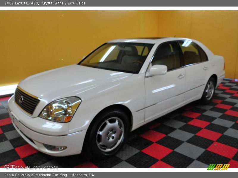 Crystal White / Ecru Beige 2002 Lexus LS 430