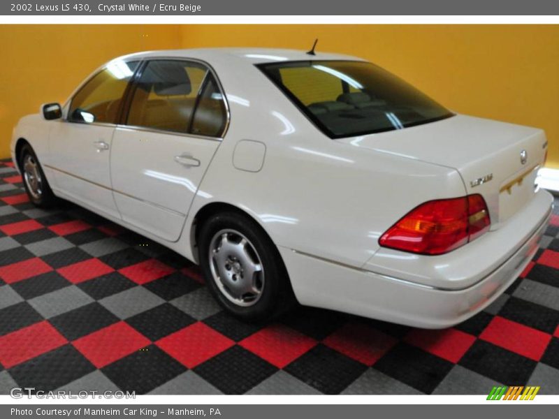 Crystal White / Ecru Beige 2002 Lexus LS 430