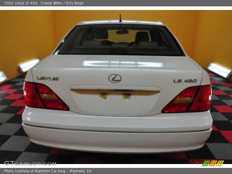 Crystal White / Ecru Beige 2002 Lexus LS 430