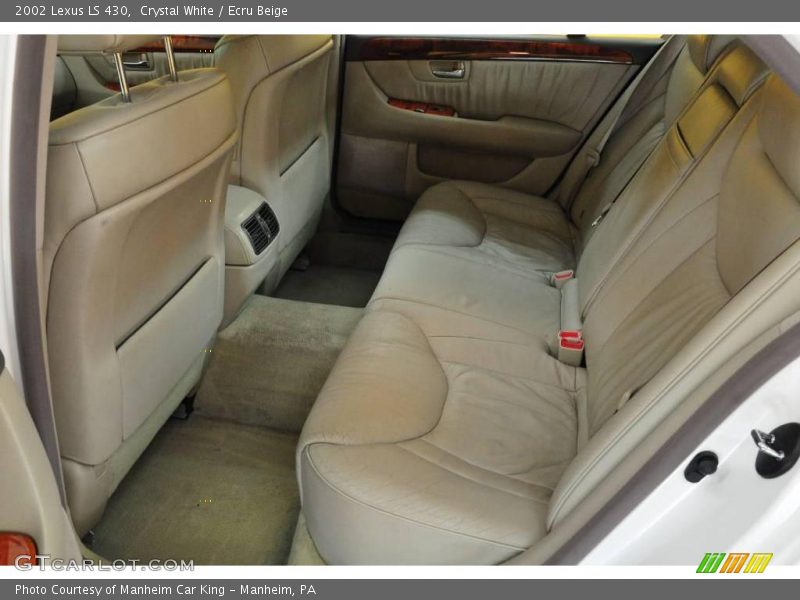 Crystal White / Ecru Beige 2002 Lexus LS 430