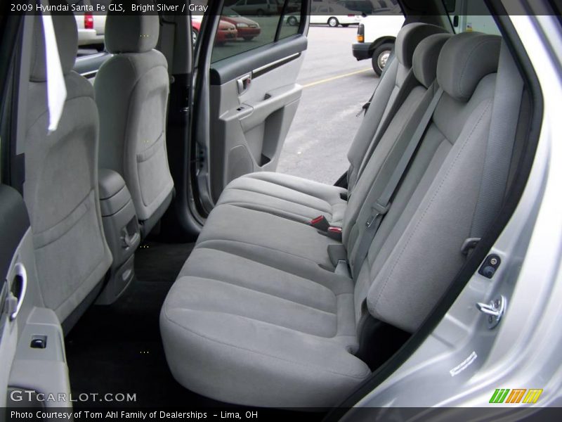 Bright Silver / Gray 2009 Hyundai Santa Fe GLS