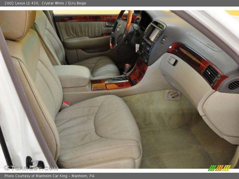Crystal White / Ecru Beige 2002 Lexus LS 430