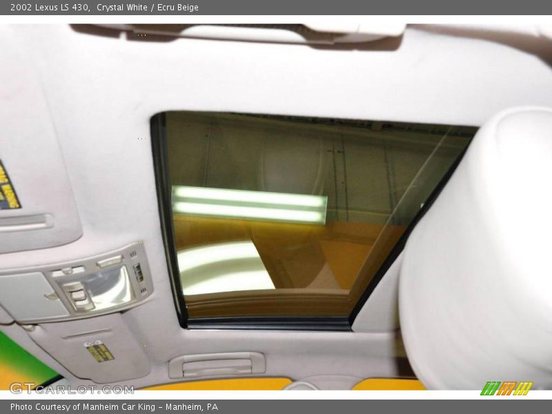Crystal White / Ecru Beige 2002 Lexus LS 430